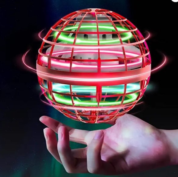 UFO Rechargeable Lighting Flying Spinner Ball Hover Toys