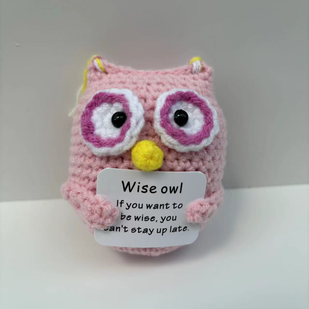 Positive Affirmation Crochet Stuff Toy Wool Doll Gifts