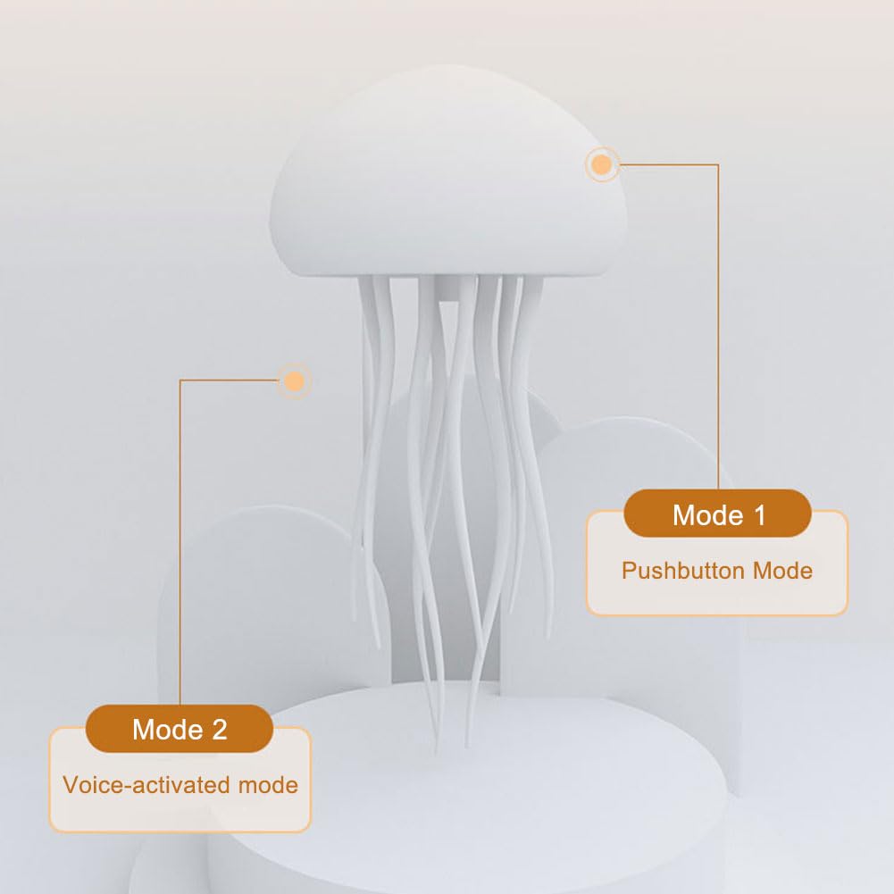Smart Sensor Rechargeable LED Jellyfish Lamp