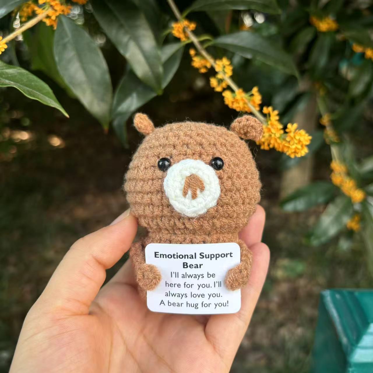 Positive Affirmation Crochet Stuff Toy Wool Doll Gifts