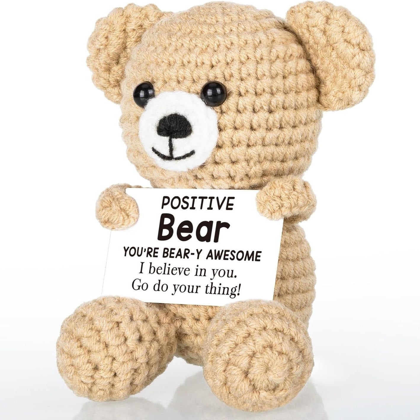 Positive Affirmation Crochet Stuff Toy Wool Doll Gifts