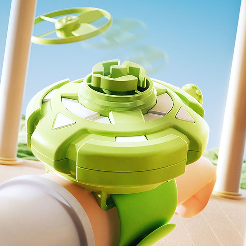 Flying Disc Toy Watch Popper Hand Band Sky Spin Top