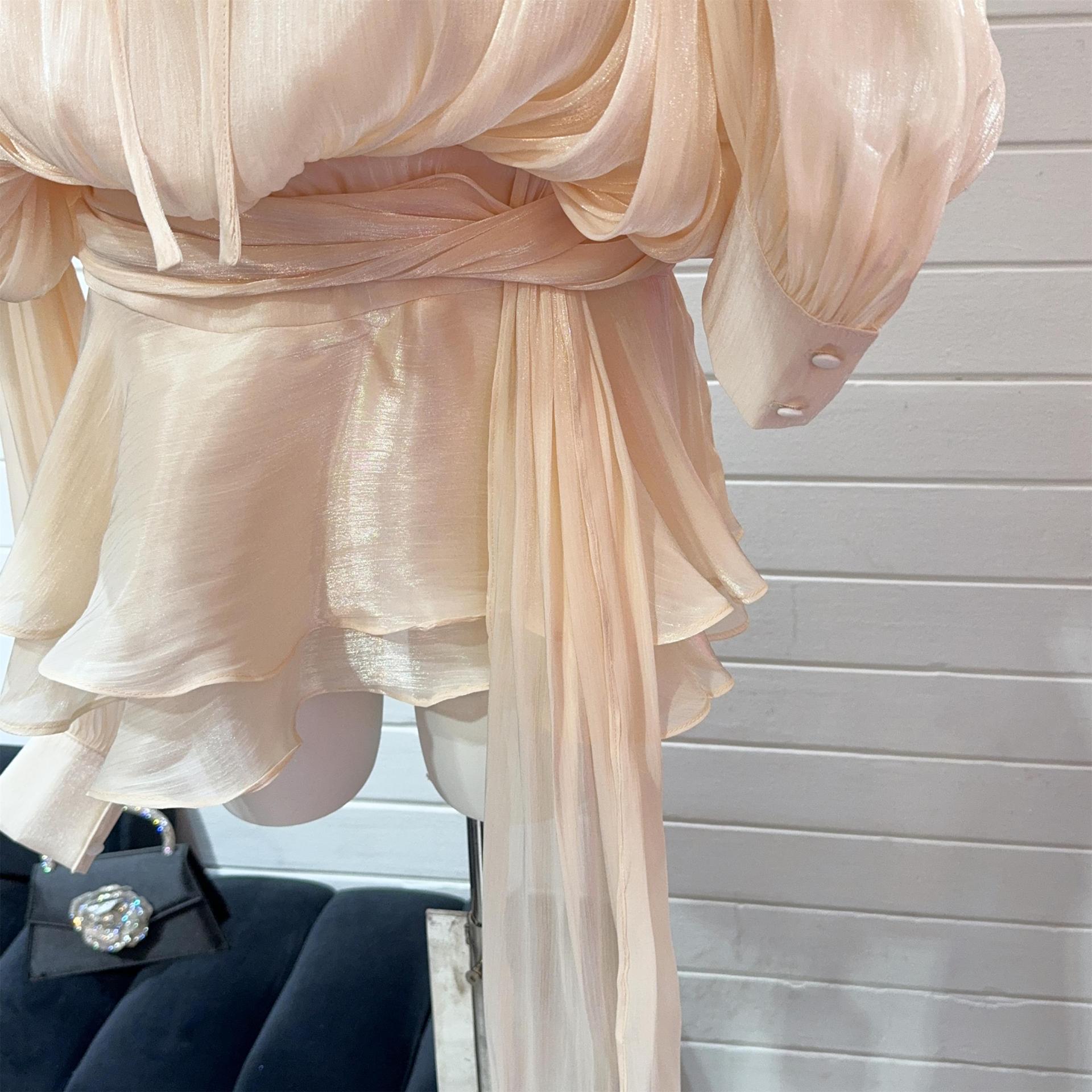 Cotton eyelet white lace up crop top puff sleeve blouse