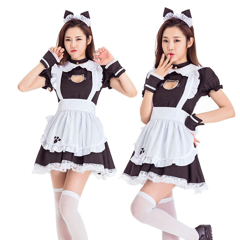 Cat Lolita Maid Dress French Short Maiden Uniform sunifty Cat Lolita Maid Dress French Short Maiden Uniform sunifty