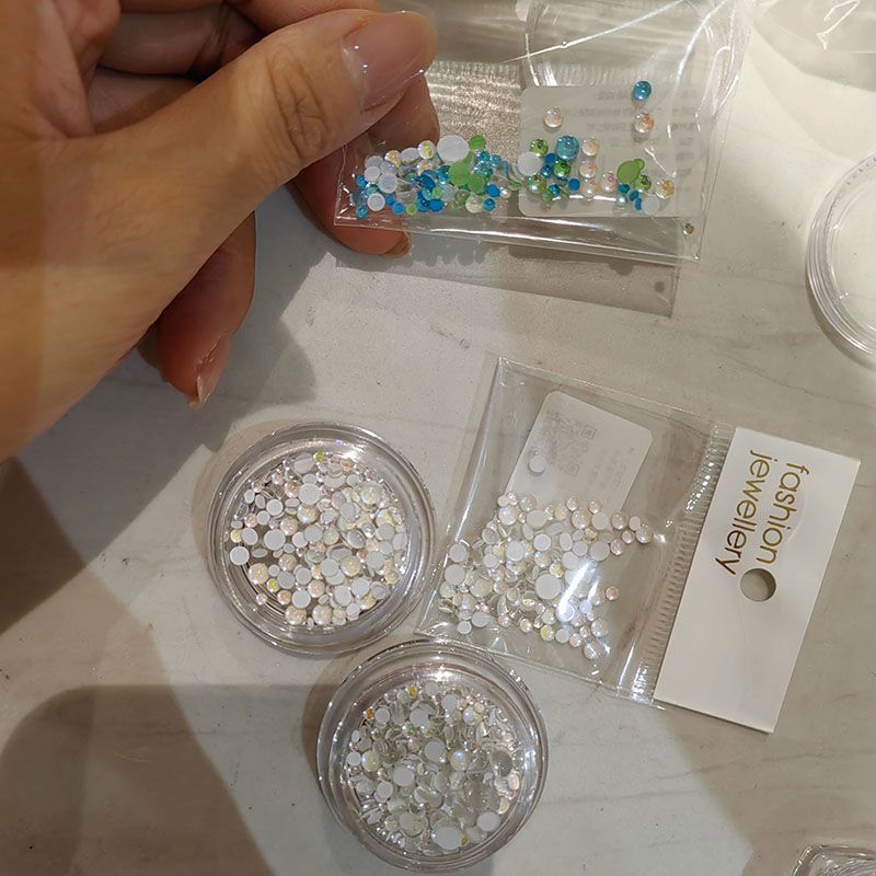Shiny Bubble Rhinestone Nail Jewel Crystals