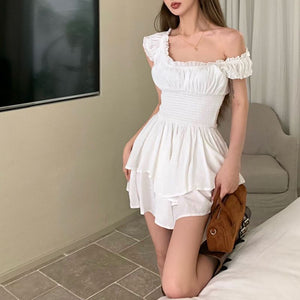 Romper with deals skirt 3d