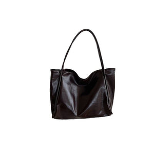 Durable Large Faux Leather Tote Bag