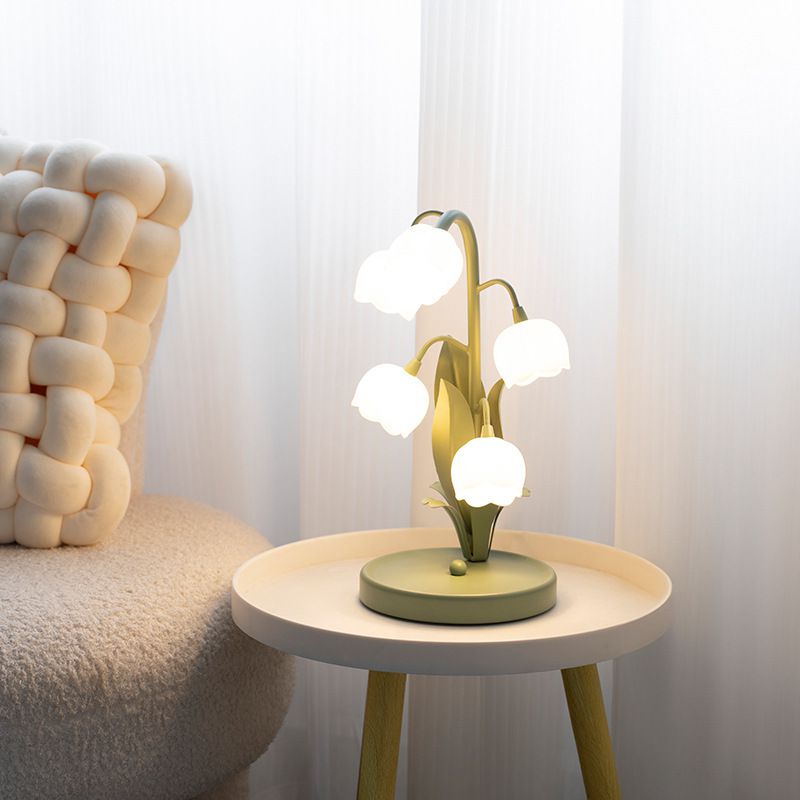 Versatile Lily of the Valley Flower Lamp Bedside Table Wall Decor Lamps