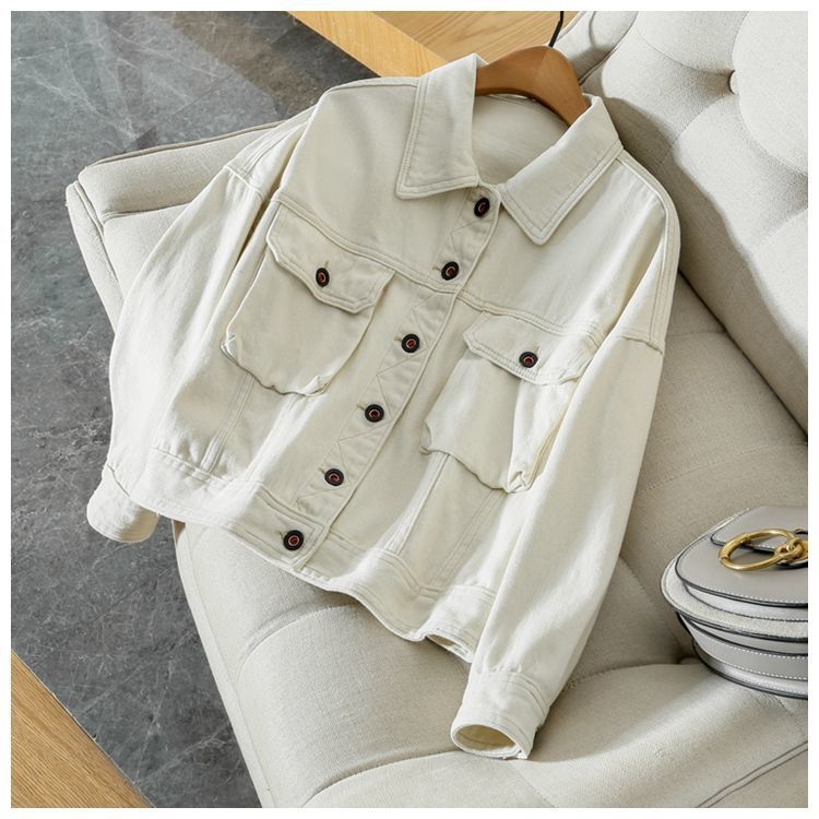 Oversized Boyfriend Cool Big Pockets Button Up  Shirt Jacket Womens