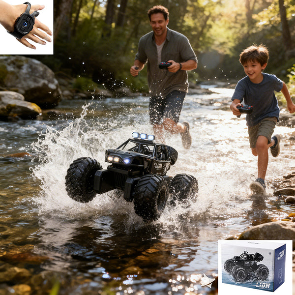 Amphibious Rc Remote Control Truck Car Toy For Birthday Gift