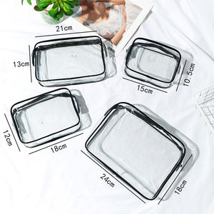 Travel Clear Cosmetic Makeup Bag