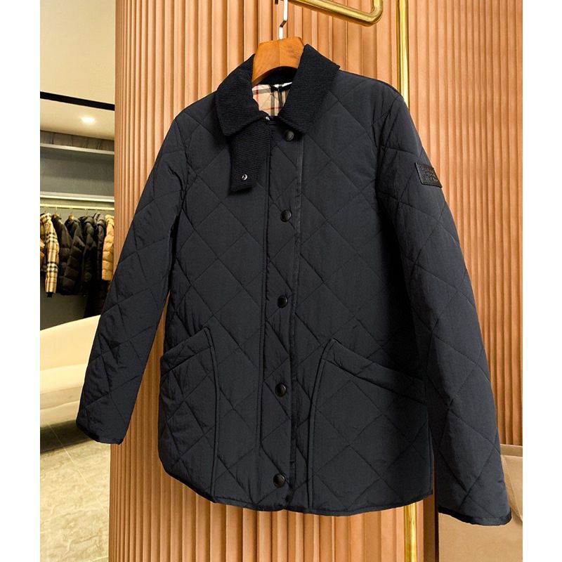 Corduroy collar Diamond Quilted Thermo Regulated Barn Jacket