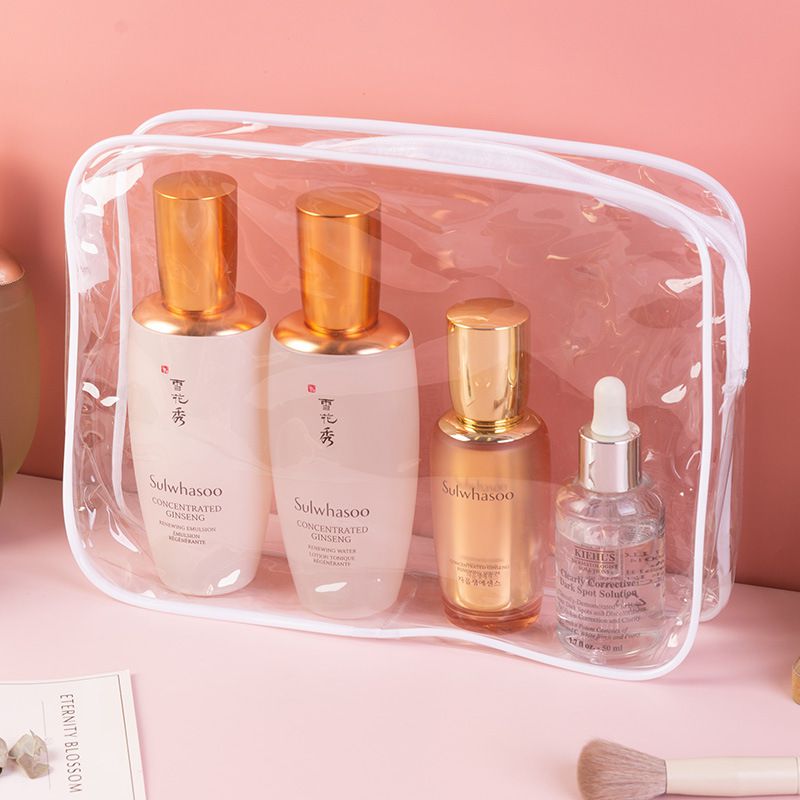Travel Clear Cosmetic Makeup Bag