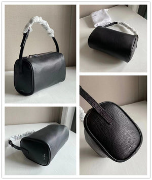 90s Small Baguette True Leather Shoulder Bag Womens