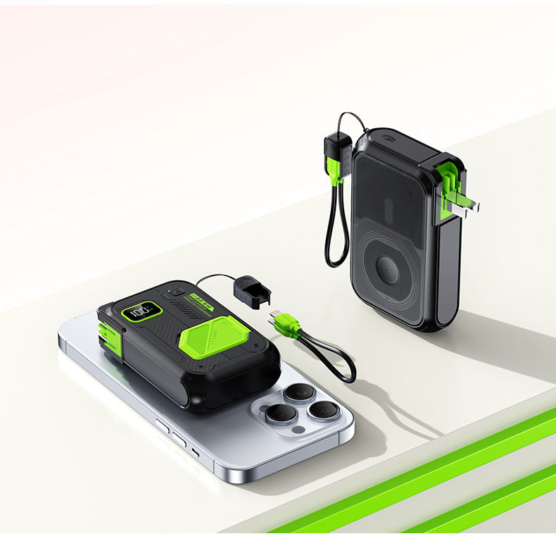 3 In 1 Portable Multifunctional Power Bank Magnetic Charging Phone Stand