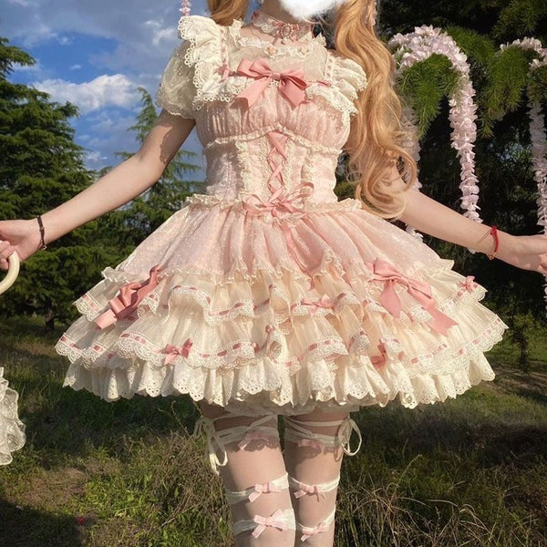 Japanese Lolita Fashion Party Sweet Princess JSK Dress