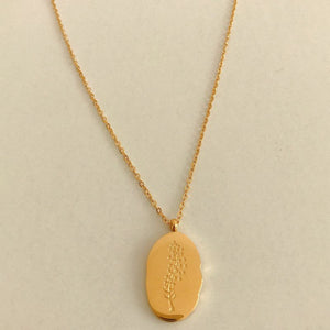 Sweet Lucky Birth Month Flower Necklace For Birthday Gift