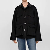 Autumn and Winter Double Pocket Wool Suit