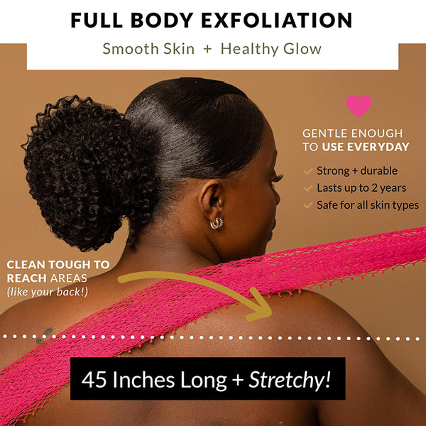 Exfoliate African Net Sponge Wash Net