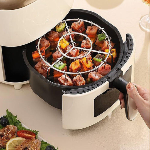 Detachable Stainless Air Fryer Rack Barbecue Skewer