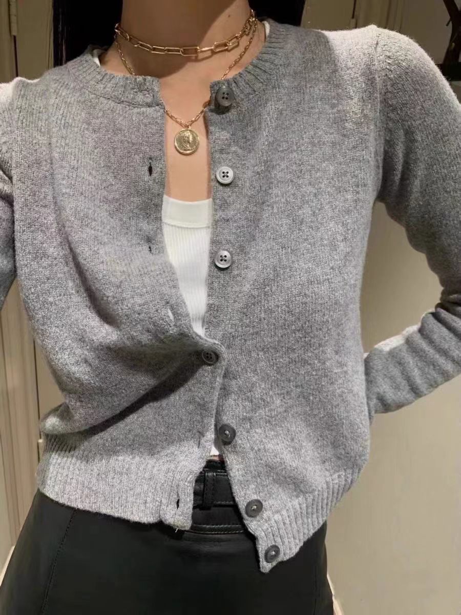 Brand Comfy Ribbed Knit Button Up Cardigan Sweater