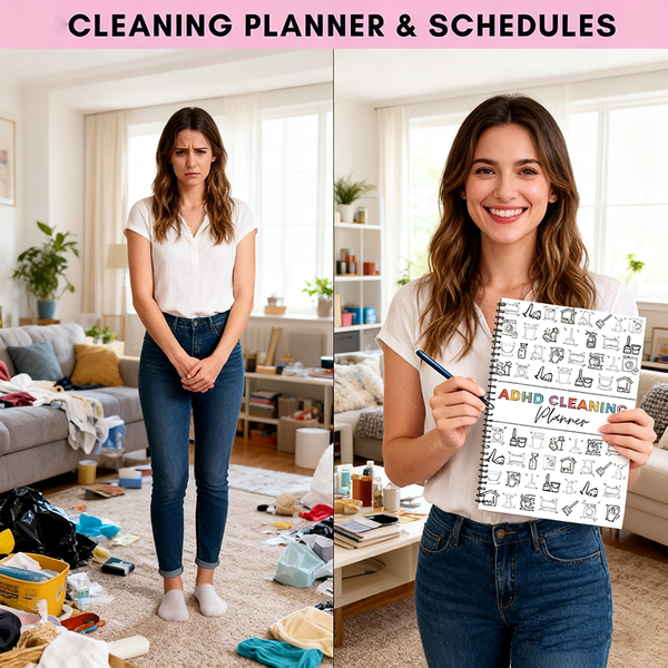 Adhd Cleaning Planner Planner Chore Chart Schedule And Checklist