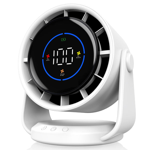 Portable Small Quiet Rechargeable Desk Fan Usb For Bedroom/Car/Office