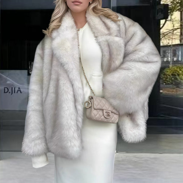 Luxe Faux Fur Fuzzy Coat