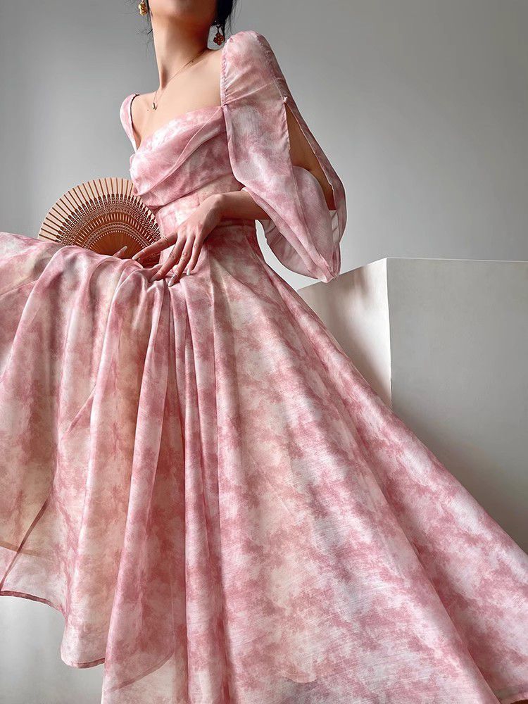 floral garden party dress tea party dress y2k dresses Amazon.com: Jardinvue Pink Bow Knot Elegant Ruffle Floral Slip Glamorous  Tiered Womens Wedding Guest Chic Birthday Dress: Clothing, Shoes & Jewelry