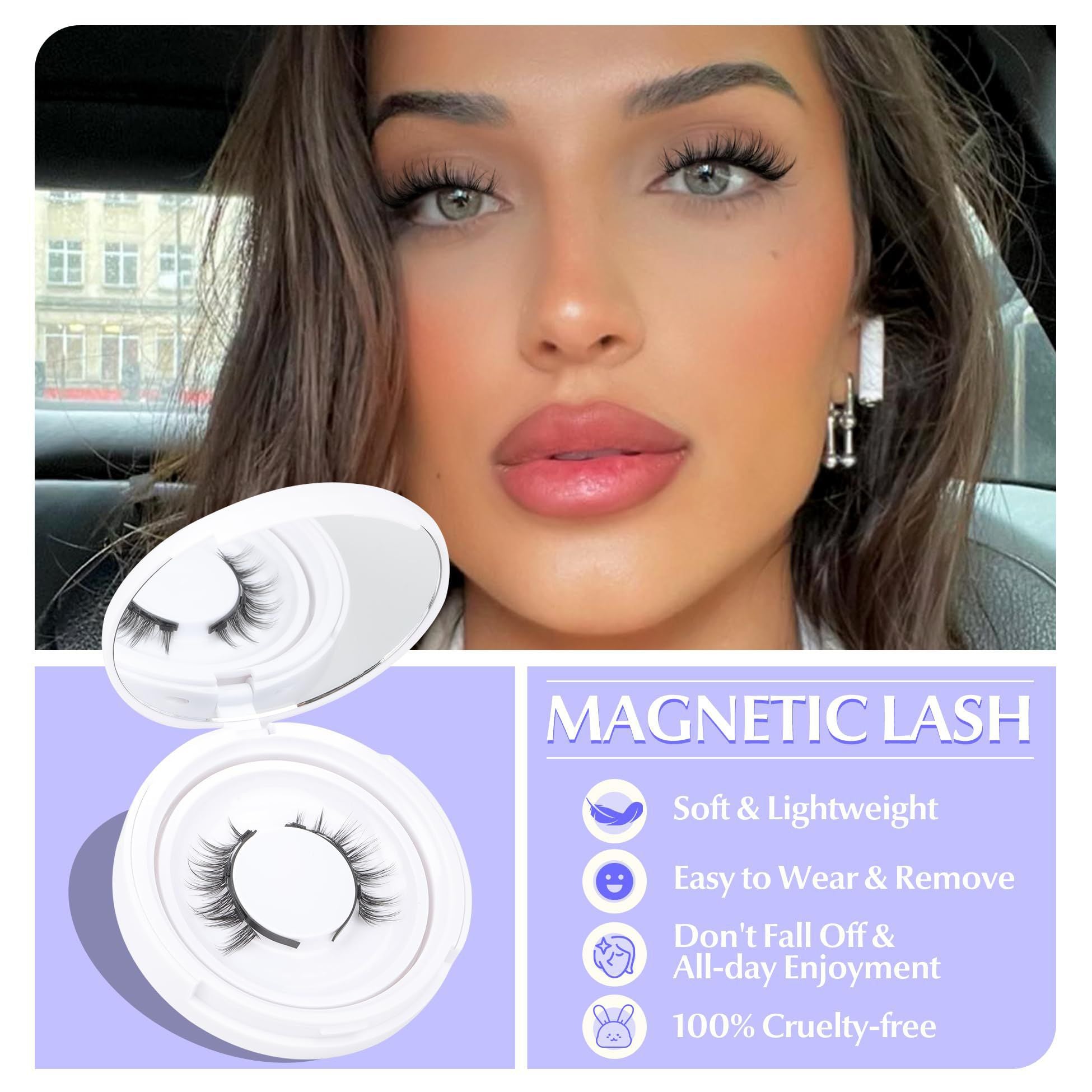 Portafly Craft Reusable Magnetic Eyelashes Applicator Without Eyeliner