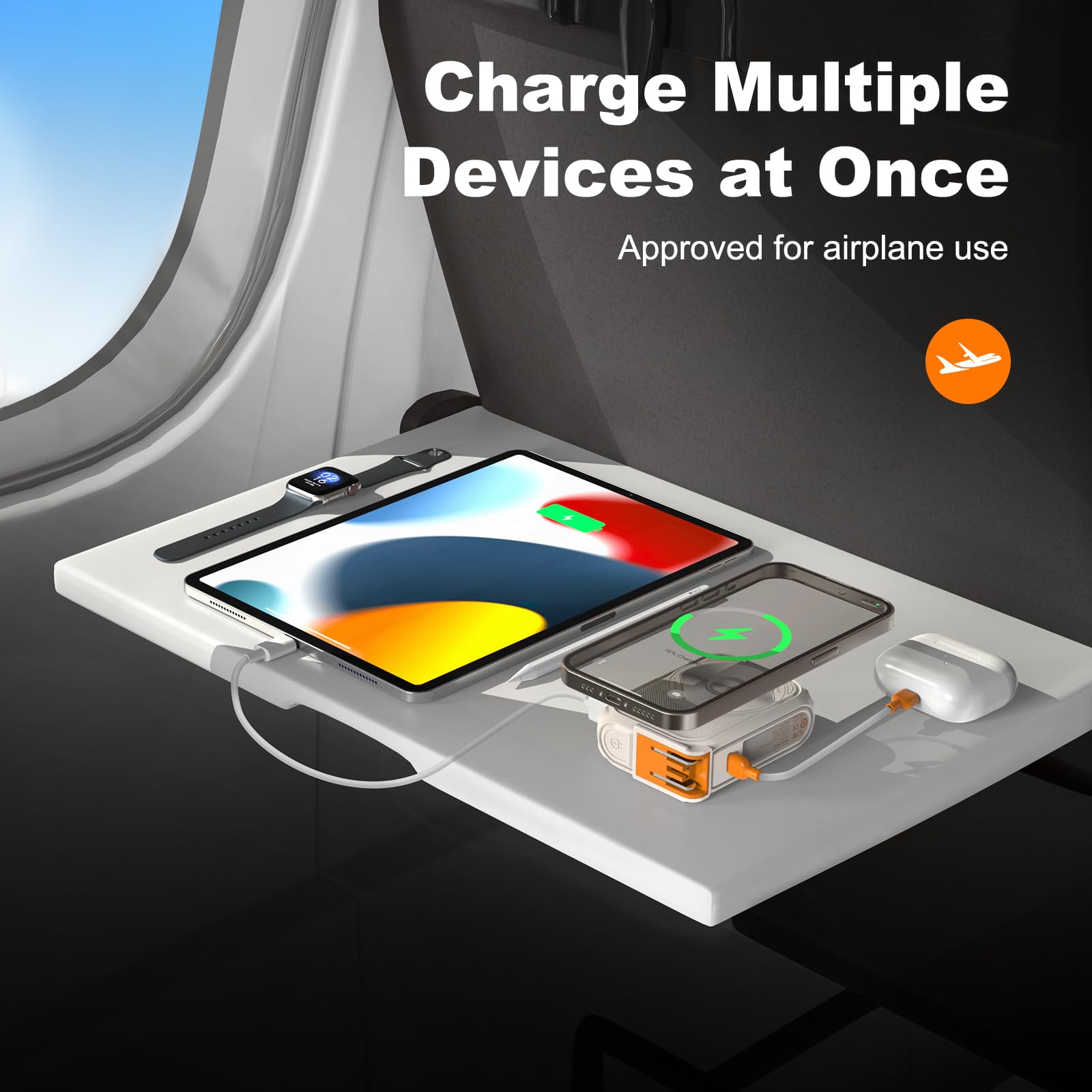 3 In 1 Portable Multifunctional Power Bank Magnetic Charging Phone Stand