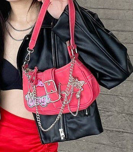 Crossbody Bag Shoulder Strap in Pink Leopard | Groovy's | Bag Strap