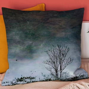 Custom Personalized Print Throw Pillow with Yours & Kids' Drawings Picture