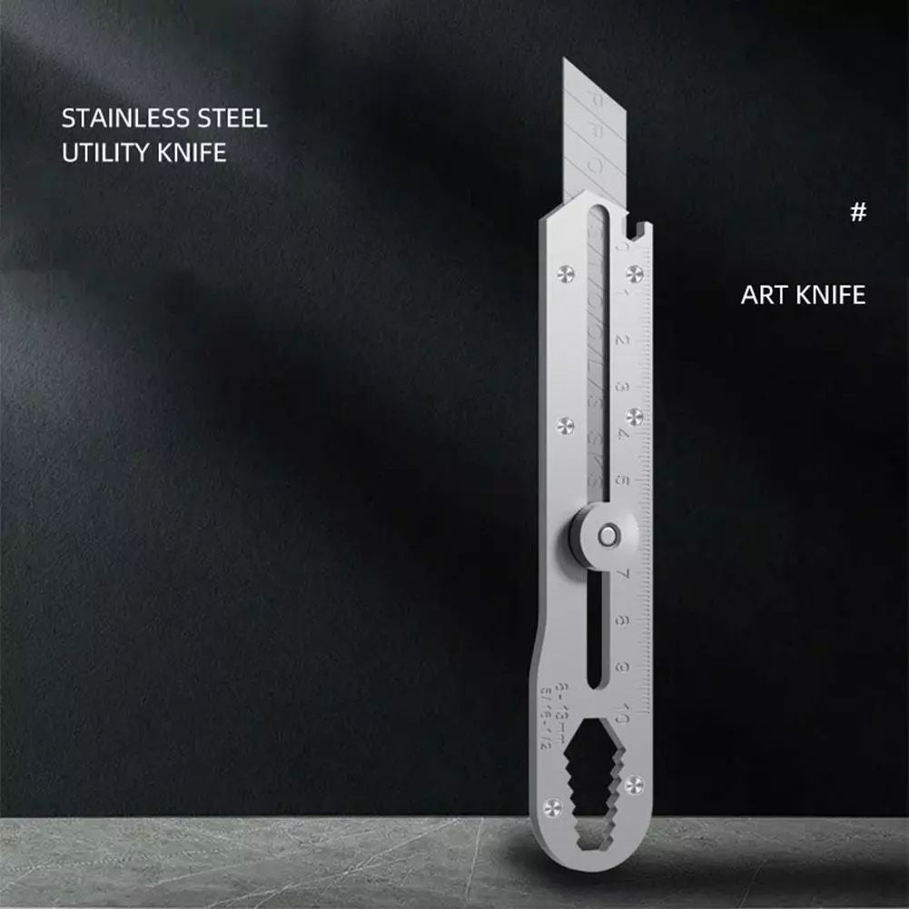 6 in 1 Multifunctional Measure Stainless Steel Knife