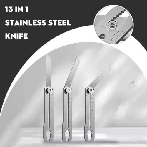 6 in 1 Multifunctional Measure Stainless Steel Knife