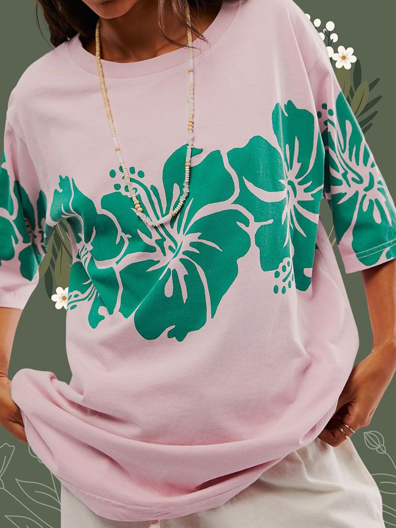 Hawaiian Hibiscus Flower Tee
