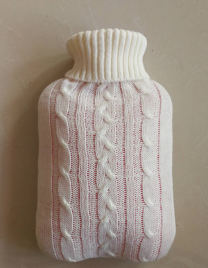 Braided Cute knitted Hot Water Bottle Covers