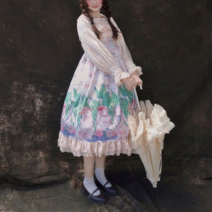 Victorian Inspired Classic Lolita Parasol Retro Wedding Bridal Umbrella