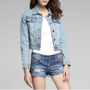 Oversized Light Washed Ripped Denim Jacket Womens – sunifty