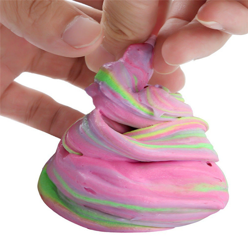 Relax Safe Kid Easy Sensory Fluffy Glitter Glue Floam Slime Clay Toy Craft Slime