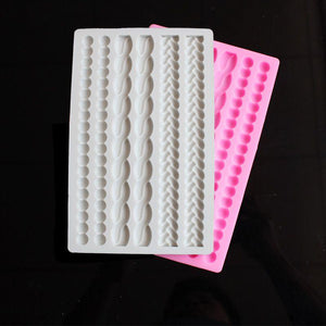 Silicone Pie Crust Mold for Pastry Fondant Mold Stamper Baking Toppers