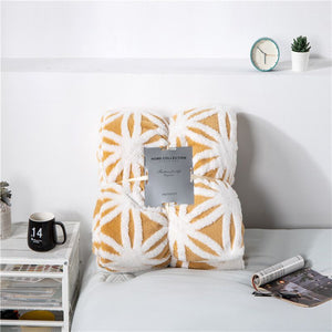Soft Plush Faux Fur Sherpa Fleece Bed Throw Blanket