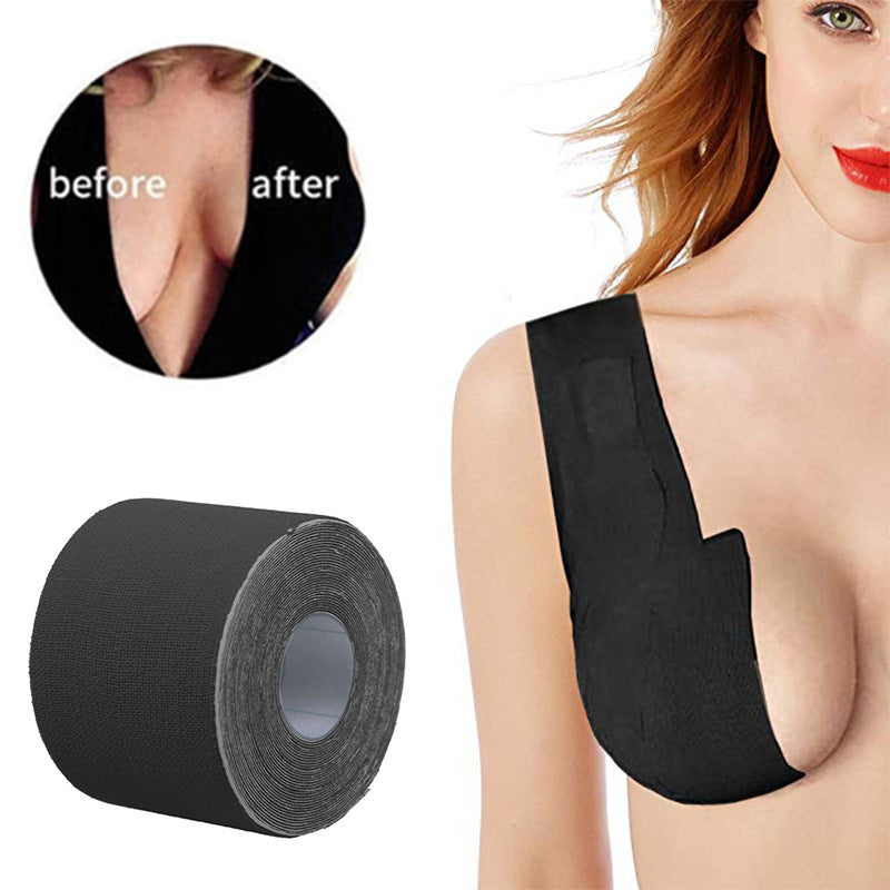 Waterproof Breast Lift Booby Tape Invisible Boob Bra Tape sunifty