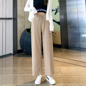 Womens Wide Leg Palazzo Trousers Plus Size Wide Bottom Palazzo Pants