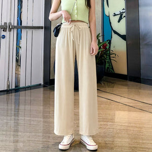 Womens Wide Leg Palazzo Trousers Plus Size Wide Bottom Palazzo Pants