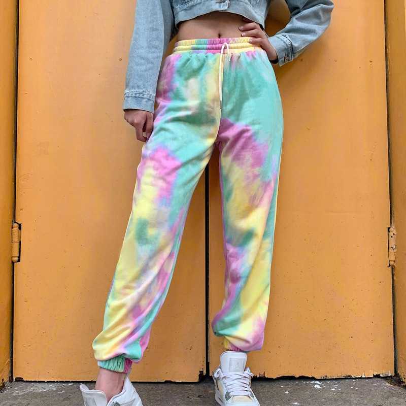 Neon Bleach Tie Dyed Sweatpants Tye Dye Joggers