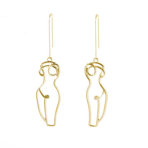Womens Body Earrings Wired Drop Earrings For Women Dangle Earrings