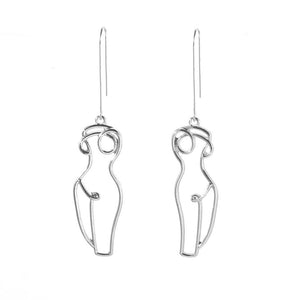Womens Body Earrings Wired Drop Earrings For Women Dangle Earrings
