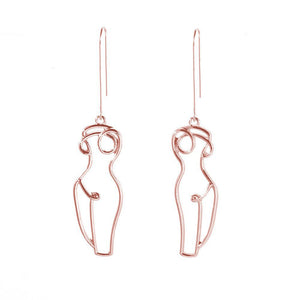 Womens Body Earrings Wired Drop Earrings For Women Dangle Earrings