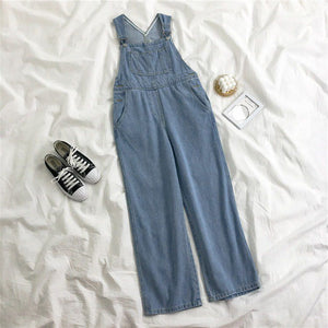 Wardrobe Basics Ripped Denim Romper Shorts Jean overalls